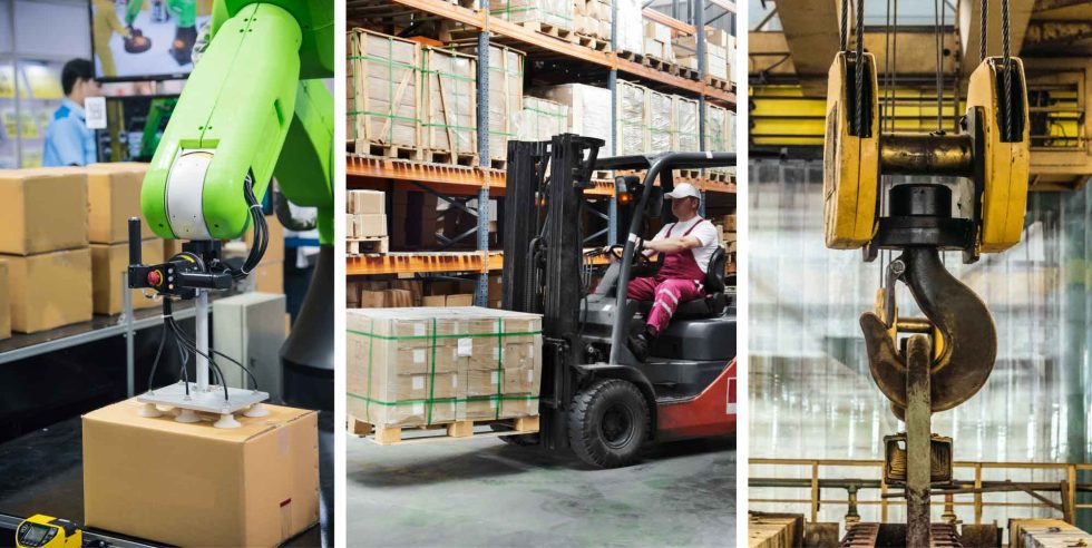 Inbound Material Handler Material Handling Equipment for Automated Warehouses